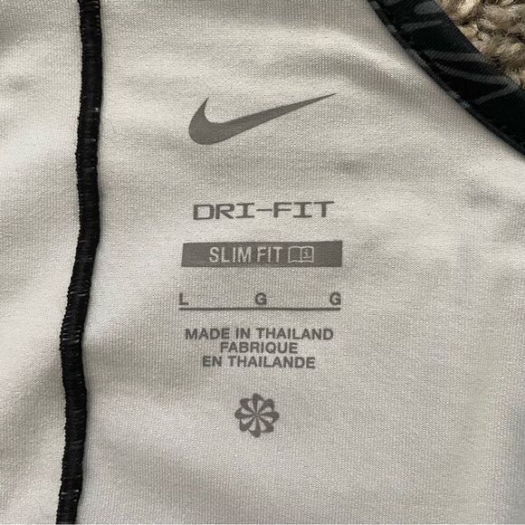 Nike Dri-Fit One Luxe Black Slim Fit Strappy Tank Top Women’s Sz L (DV9682-010) - Picture 6 of 10